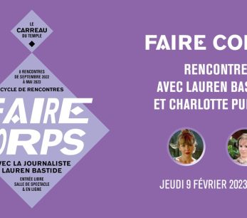Faire Corps #5 avec Lauren Bastide et Charlotte Puiseux