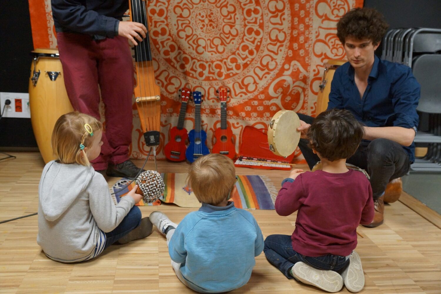 Atelier Musique Eveil 3 ans  A Paris ou en Visio Musicale