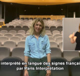 Faire corps · Traduction en LSF avec Paris Interprétation