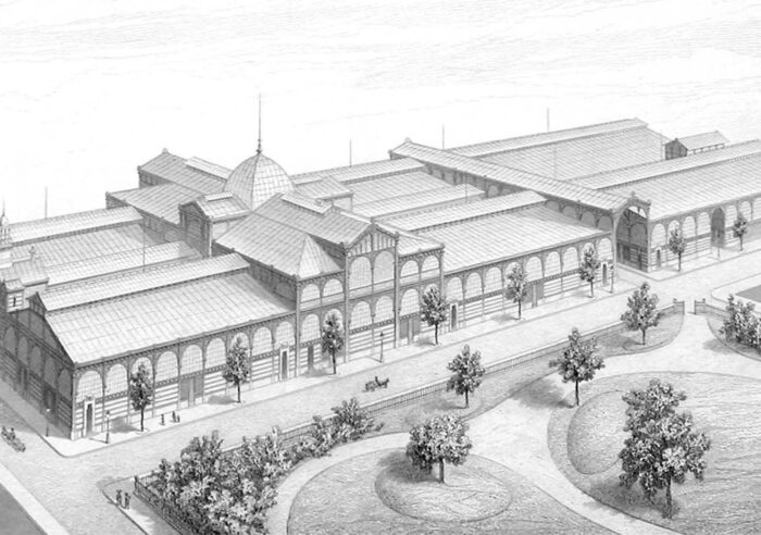 Le Carreau du Temple - Marché métallique de 1863